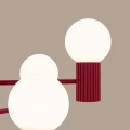 Żyrandol HALO 6 burgund SL.1837 Sollux Lighting