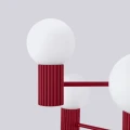 Żyrandol HALO 6 burgund SL.1837 Sollux Lighting