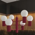 Żyrandol HALO 6 burgund SL.1837 Sollux Lighting