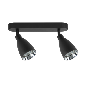 Campana 2 spot czarny 2xGU10 LP-3103/2WS BK Light Prestige