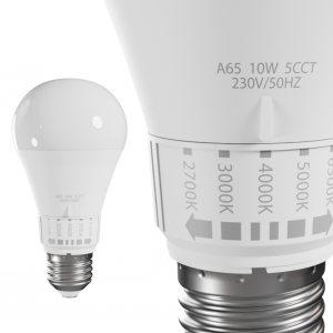 Żarówka LED 13W 1100lm gwint E27 5CCT zmienna barwa światła