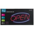 Neon LED napis OPEN wymiary 45x22cm zasilanie bateryjne lub USB