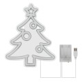 Neon LED CHOINKA wymiary 22,5 x 28cm zasilanie bateryjne lub USB