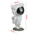 Lampa projektor gwiazd LED RGB z pilotem astronauta 