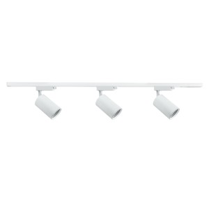 Zestaw szynowy 3x Reflektor GU10 szynoprzewód 1m zasilanie końcowe