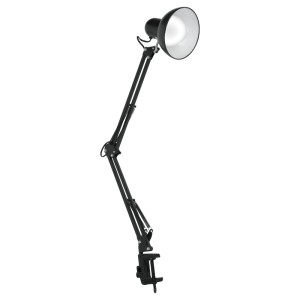 Lampka biurkowa składana mocowanie blatowe na żarówkę E27