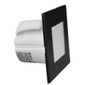 Oprawa schodowa LED kwadratowa czarny mat 230V barwa 4000K neutralna