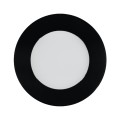 Oprawa schodowa LED okrągła czarny mat 230V barwa 4000K neutralna