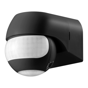 Czujnik ruchu 180° IP44, 800W, max 15m, mini, czarny OR-CR-286/B Orno