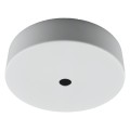 Podsufitka rozta do lampy metalowa pojedyncza okrągła biała