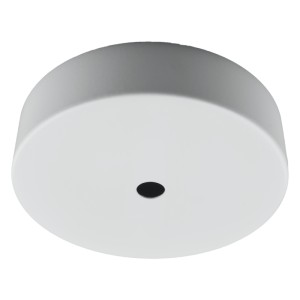 Podsufitka rozta do lampy metalowa pojedyncza okrągła biała