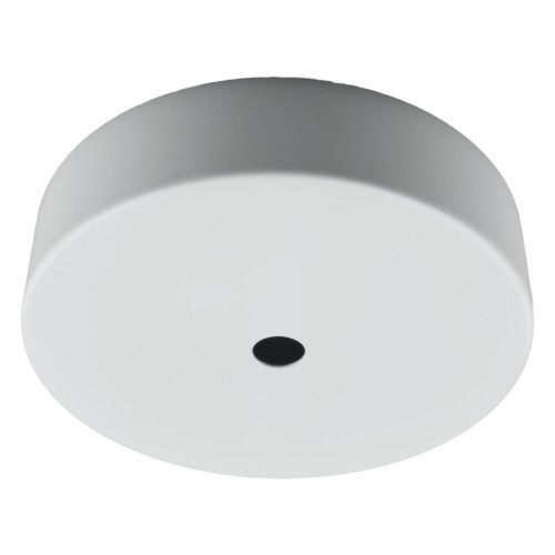 Podsufitka rozta do lampy metalowa pojedyncza okrągła biała