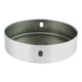 Podsufitka rozta do lampy metalowa pojedyncza okrągła biała