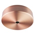 Podsufitka rozta do lampy metalowa pojedyncza okrągła Miedź