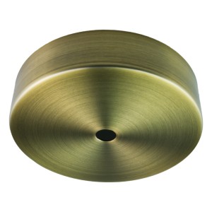 Podsufitka rozta do lampy metalowa pojedyncza okrągła matowy brąz