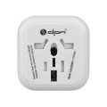 Adapter podróżny biały wtyczka Europejska 