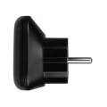 Adapter podróżny czarny wtyczka Europejska