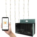 Kurtyna 400 LED 3m x 2m sterowana aplikacją barwa 6500K zimna zasilanie USB