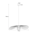 Lampa wisząca KP-21 MINI BEŻ z serii KAPELUSZ Kaja Lighting