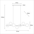 Lampa wisząca K-5847 z serii LEMO Kaja Lighting