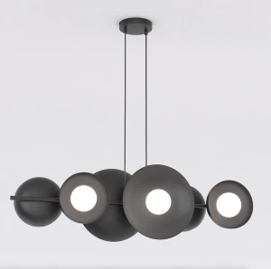 Lampa wisząca VOLUM 6 BLACK 1482/6 EMIBIG