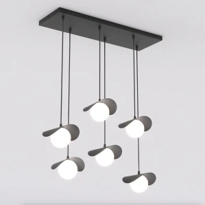 Lampa wisząca RITUAL 6 BLACK 1490/6 EMIBIG