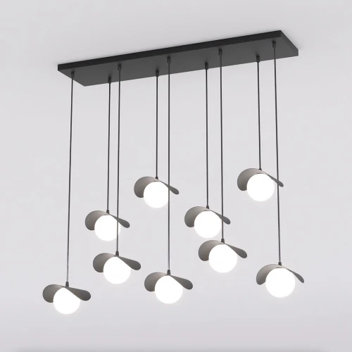 Lampa wisząca RITUAL 9 BLACK 1490/9 EMIBIG