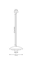 Lampa wisząca SKIN 1 WH ORANGE 1606/1 EMIBIG