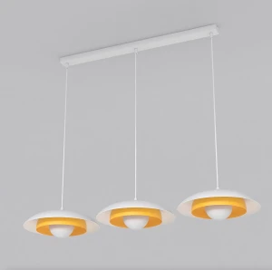 Lampa wisząca SKIN 3 WH ORANGE 1606/3 EMIBIG