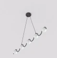 Lampa wisząca SINUS BL OPAL 1582/5 EMIBIG
