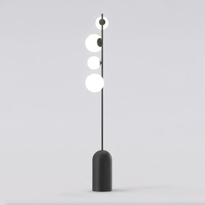 Lampa podłogowa ETNO LP4 BLACK 1503/LP4 EMIBIG