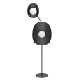 Lampa podłogowa DELULU LP2 BLACK 1600/LP2 EMIBIG