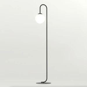 Lampa podłogowa FLOR LP1 BLACK 1495/LP1 EMIBIG