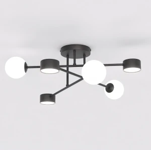 Lampa sufitowa HOLON 6 BLACK 1558/6 EMIBIG