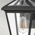 Mała latarnia naścienna Palma - 1 źródło światła - Czarny  HK-PALMA-S-BK Elstead Lighting