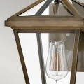 Mała latarnia naścienna Palma - 1 źródło światła - Patynowany brąz HK-PALMA-S-BU Elstead Lighting
