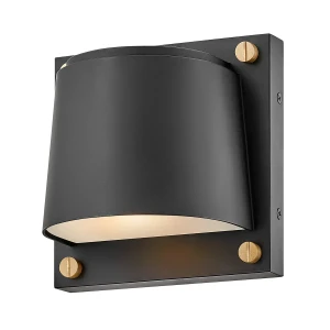 Mała latarnia naścienna Scout - 1 źródło światła - Czarny  HK-SCOUT-BK Elstead Lighting