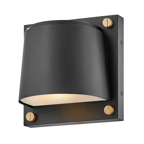 Mała latarnia naścienna Scout - 1 źródło światła - Czarny  HK-SCOUT-BK Elstead Lighting