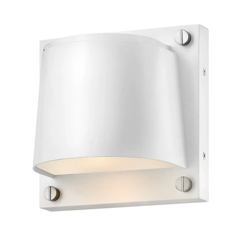Mała latarnia naścienna Scout - 1 źródło światła - Satynowa biel HK-SCOUT-WHT Elstead Lighting