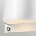 Mała latarnia naścienna Scout - 1 źródło światła - Satynowa biel HK-SCOUT-WHT Elstead Lighting