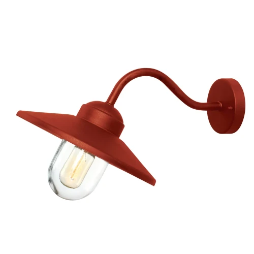 Latarnia naścienna Klampenborg - 1 źródło światła - Zgaszona czerwień KLAMPENBORG-OXR Elstead Lighting