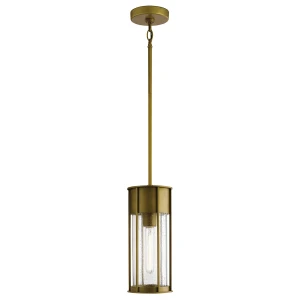 Latarnia wisząca Camillo - 1 źródło światła - Malowany naturalny KL-CAMILLO-P-PNBR Elstead Lighting