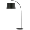 Lampa podłogowa HANG czarna z kloszem na wysięgniku TK Lighting