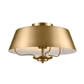 Lampa wisząca, Półplafon Luella - 3 źródła światła - Szczotkowany naturalny KL-LUELLA-3P-BNB Elstead Lighting
