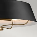 Lampa wisząca, Półplafon Luella - 4 źródła światła - Czarny, mosiądz KL-LUELLA-4P-BKB Elstead Lighting