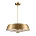 Lampa wisząca, Półplafon Luella - 4 źródła światła - Szczotkowany naturalny KL-LUELLA-4P-BNB Elstead Lighting