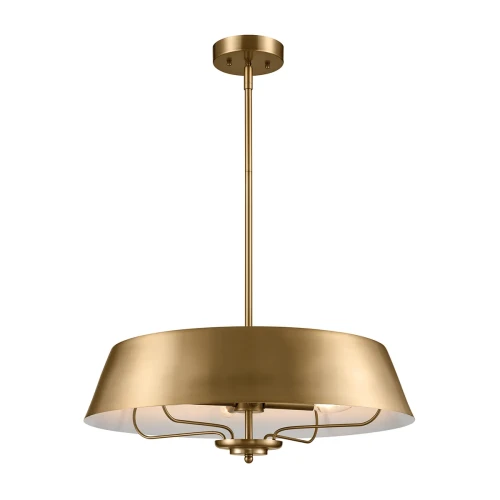 Lampa wisząca, Półplafon Luella - 4 źródła światła - Szczotkowany naturalny KL-LUELLA-4P-BNB Elstead Lighting
