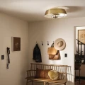 Lampa wisząca, Półplafon Luella - 4 źródła światła - Szczotkowany naturalny KL-LUELLA-4P-BNB Elstead Lighting