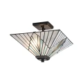 Lampa wisząca, Półplafon Alderley - 2 źródła światła - Vintage brąz TF-ALDERLEY-F-P Elstead Lighting