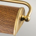 Średnia obrazówka Winchfield - 2 źródła światła - Postarzany mosiądz WINCHFIELD-PLM-AB-OAK Elstead Lighting